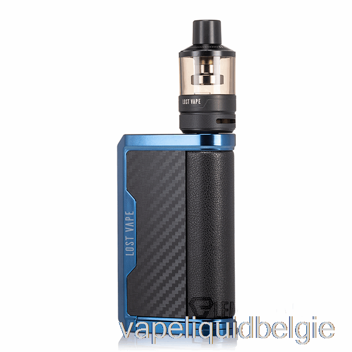 Vape België Verloren Vape Centaurus Q200 Starterkit [podtank] Sierra Blue Koolstofvezel